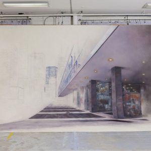 Oliphant Studio hand-painted backdrop
