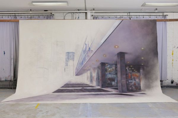 Oliphant Studio hand-painted backdrop