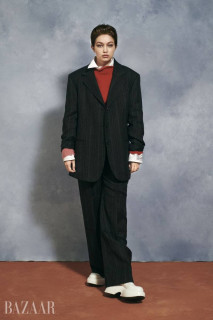 Photographer: Collier Schorr, Set Design: Andrea Stanley, Harpers Bazaar Aug. 2021 Backdrops In Use:  #122 & #1993