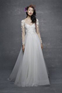 Marchesa Notte Spring 2019 Bridal Collection, Backdrop In Use-#312