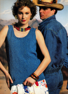 Photographer: Jean-Marie Guyaux, McCall's Needlework and Crafts Issue June 1987, Oliphant Backdrop #195