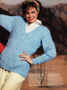 Photographer: Jean-Marie Guyaux, McCall's Needlework and Crafts Issue June 1987, Oliphant Backdrop #195