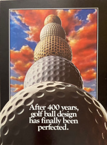 Vintage 1980's Gold AD, Custom Oliphant sky