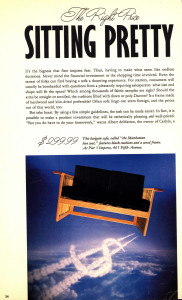 Pier One Imports Vintage AD from the 1980's, Oliphant Backdrop #214