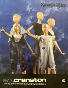 Kosmik Kids print AD from the 1980's, Oliphant Backdrop #228