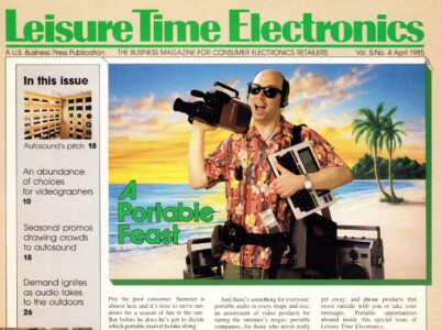 Leisure Time Electronics April 1985, Oliphant Backdrop #336