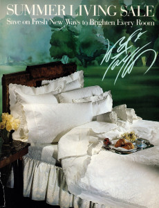 Lord & Taylor Vintage AD from the 1980's, Oliphant backdrop #494