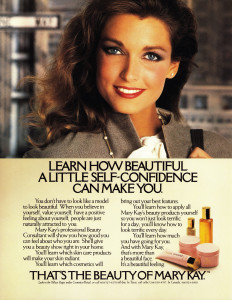 Mary Kay vintage AD from the 1980's, Oliphant Backdrop #54