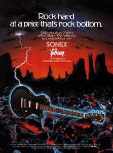 Vintage Sonex 1980's AD, Oliphant Backdrop #59