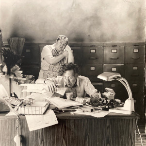 Photographer: Larry Robins, 1980's, Oliphant Backdrop #62