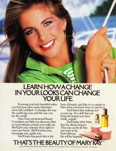 Mary Kay vintage 1980's AD, Oliphant Backdrop #66