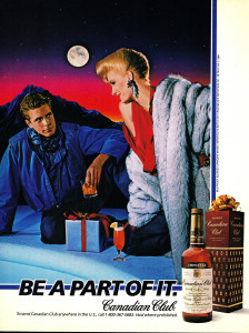 Canadian Club vintage AD 1984, Oliphant custom