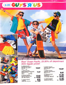 Guys R Us 1980's vintage AD, Oliphant Backdrop #268