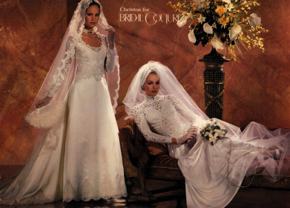 Modern Bride, Aug-Sept. 1981, Oliphant Custom Backdrop