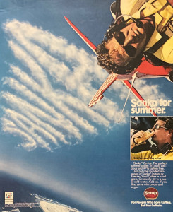 Sanka Coffee, Vintage Print AD from the 1980's, Custom Oliphant