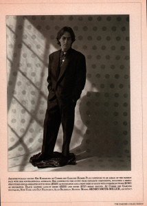 Photographer: Jan Groover, Esquire September 1985. Oliphant #395