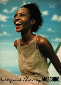 Moschino AD from 1990's. Oliphant Custom