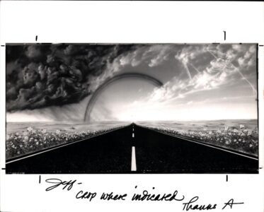 GRATEFUL DEAD- Playing In The Band by David Gans and Peter Simon, Custom Oliphant Backdrop, 1985