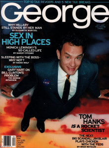 Photographer: Jake Chessum. Set Design Jerry Schwartz. George Magazine April 1998. Oliphant #621C